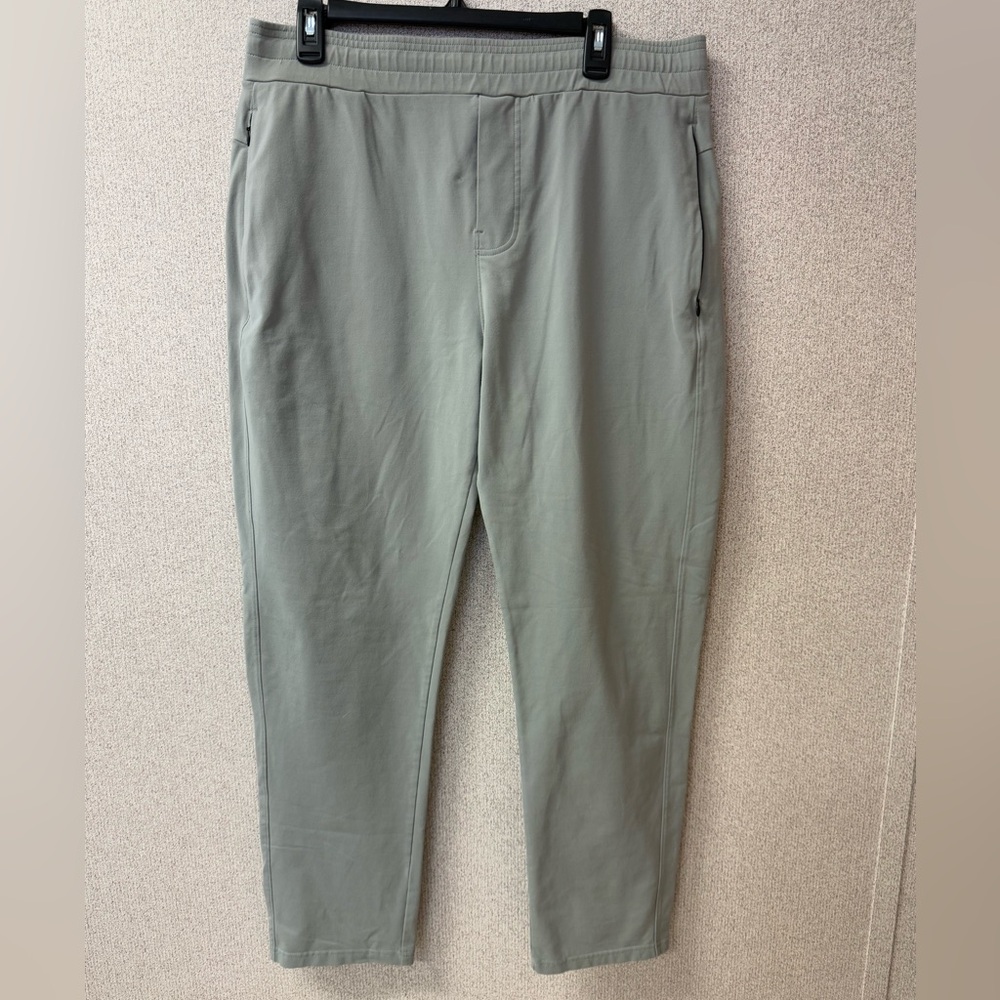 Republic Rec Pants Mens 36 Grey Elastic Waist Straight Sweatpants‎ Drawstring
